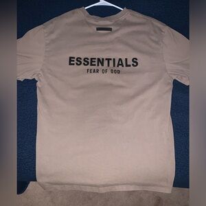 Essentials Fear of God Taupe T-shirt - Used